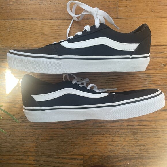 Vans Old Skool sneakers Black and White Classic Sneakers Size 7 - Picture 5 of 8